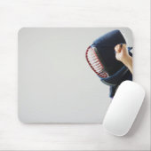 Kendo Fencer Fastening Mask Mousepad (Mit Mouse)