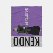 Kendo Fleecedecke (Vorderseite)