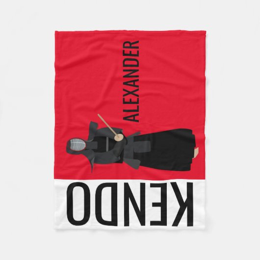 Kendo Fleecedecke (Vorderseite)