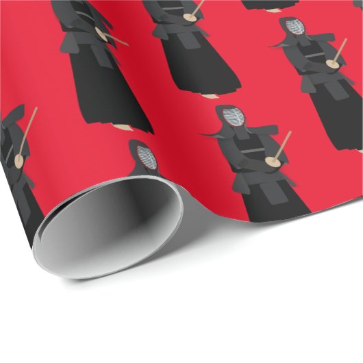 Kendo Geschenkpapier (Rolleneckpunkt)