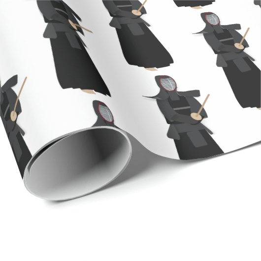 Kendo Geschenkpapier (Rolleneckpunkt)