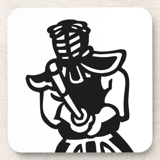 Kendo Getränkeuntersetzer (Vorderseite)