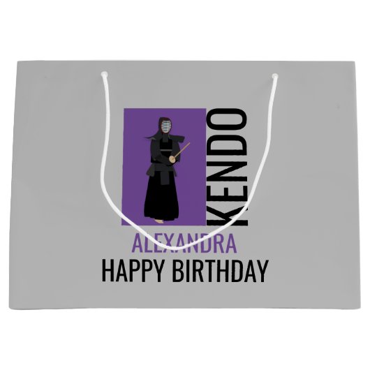 Kendo Große Geschenktüte (Vorderseite)