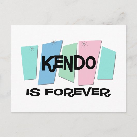 Kendo ist für immer postkarte (Vorderseite)