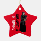 Kendo Keramik Ornament (Vorne)