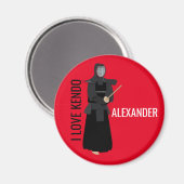 Kendo Magnet (Vorderseite/Rückseite)