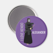 Kendo Magnet (Vorderseite/Rückseite)