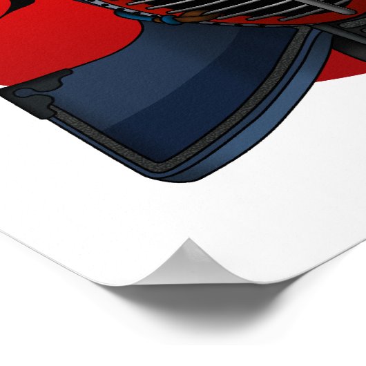 Kendo men2 poster (Ecke)