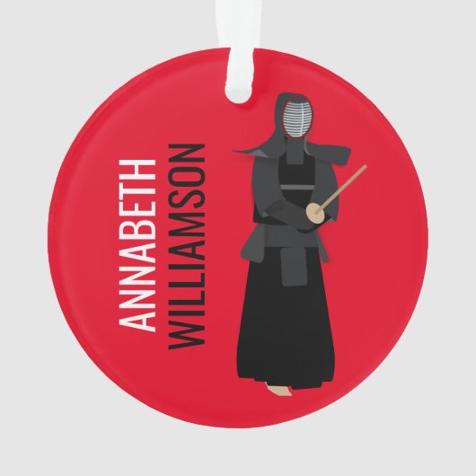 Kendo Ornament (Rückseite)