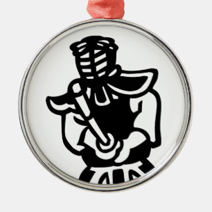 Kendo Ornament Aus Metall