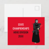 Kendo Postkarte (Vorne/Hinten)