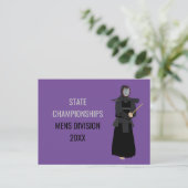 Kendo Postkarte (Stehend Vorderseite)