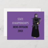 Kendo Postkarte (Vorne/Hinten)