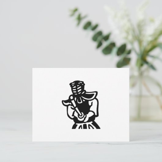 Kendo Postkarte (Stehend Vorderseite)