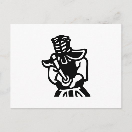 Kendo Postkarte (Vorderseite)