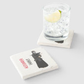 Kendo Steinuntersetzer (Seitenansicht)