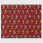 Kendo Stickman Geschenkpapier (Flach)