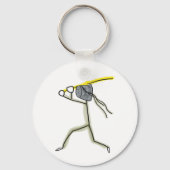 Kendo Stickman Schlüsselanhänger (Rückseite)