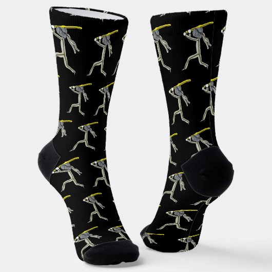 Kendo Stickman Socken (Gewinkelt)