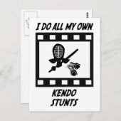 Kendo Stunts Postkarte (Vorne/Hinten)