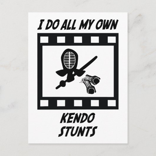 Kendo Stunts Postkarte (Vorderseite)