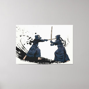 Kendo Sword Leinwanddruck