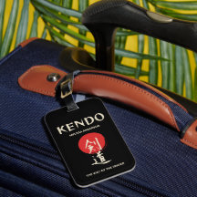 Kendo Vintage Rot Schwarz