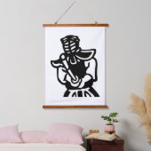 Kendo Wandteppich Mit Holzrahmen (Schlafzimmer)