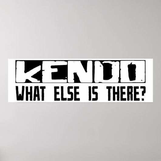 Kendo Was gibt es sonst noch? Poster (Vorne)