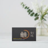 Kendoka Business Card Visitenkarte (Stehend Vorderseite)