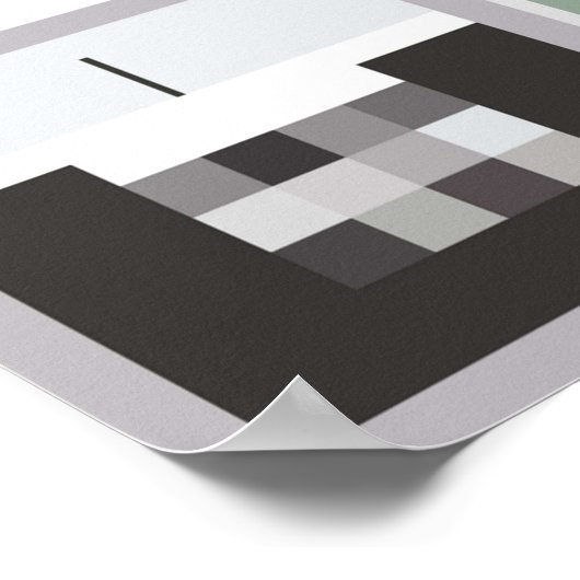 Kendrick Discografie minimale Albumdecke Poster (Ecke)