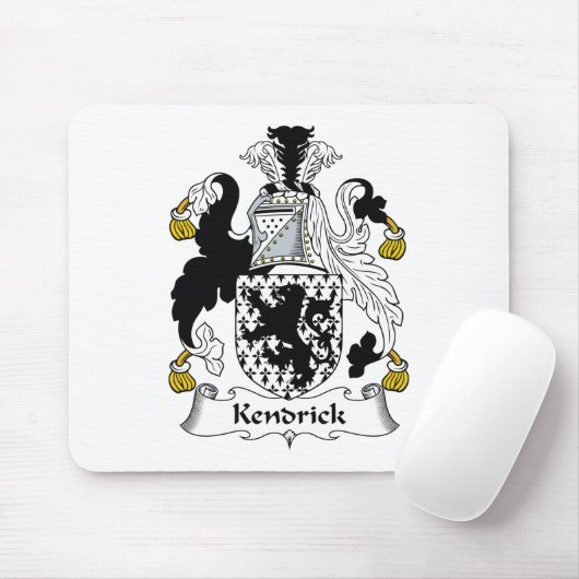 Kendrick Familienwappen Mousepad (Mit Mouse)