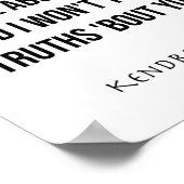 Kendrick Lamar - Euphoria (Stempelsticker) Poster (Ecke)