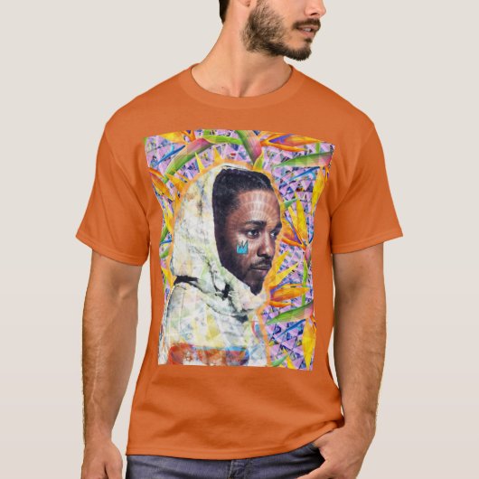 Kendrick Lamar Porträt Geschenk T-Shirt (Vorderseite)