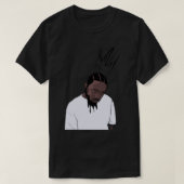 Kendrick Lamar Sticker T-Shirt (Design vorne)