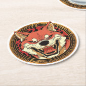 Kendu Inu 010 Runder Pappuntersetzer (Angewinkelt)