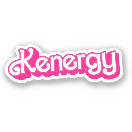 Kenergy Aufkleber (Vorderseite)
