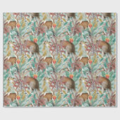 Kenguru Pattern Geschenkpapier (Flach)