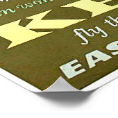 Kenia, Afrika, ein Date mit der Sonne, Reisen Poster (Ecke)