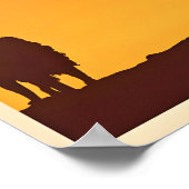 Kenia-Afrika-Reiseposter Poster (Ecke)