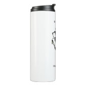 Kenia, Afrikanische Kunst, Silhouette Tänzer Thermosbecher (Nach links gedreht)