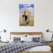 Kenia: Amboseli National Park, Elefantenmännchen Leinwanddruck (Insitu (Schlafzimmer))