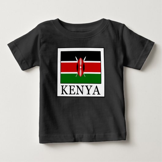 Kenia Baby T-shirt (Vorderseite)