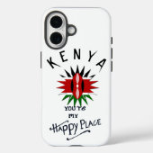 Kenia Case-Mate iPhone Hülle (Rückseite)