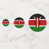 Kenia Confetti, Party, Afrika, Kenia-Flagge Konfetti (Vorderseiten)