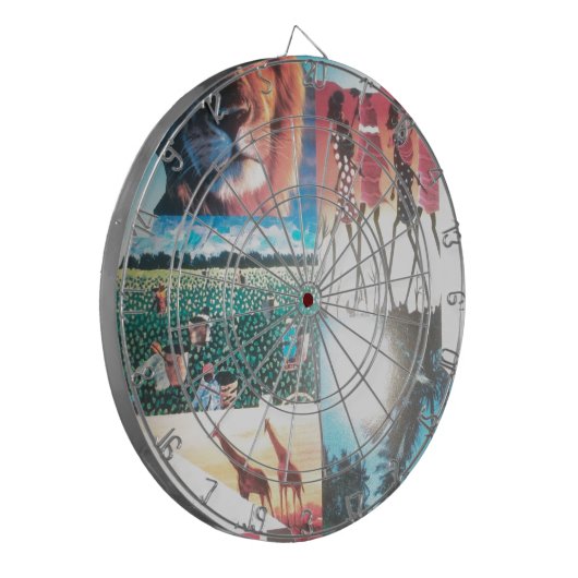 Kenia Dartscheibe (Vorderseite Links)