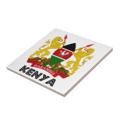 KENIA - Emblem/Flagge/Wappen/Symbol Fliese (Seite)