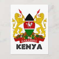 KENIA - Emblem / Flagge / Wappen / Symbol