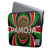 Kenia-Erbe: Pamoja Togethernes Electronics-Tasche Laptopschutzhülle (Vorderseite Links)