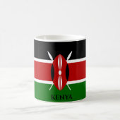 Kenia Flag, Afrika Kaffeetasse (Mittel)